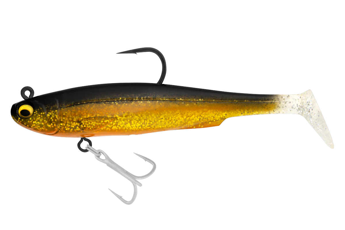 Irukandji Sicario DTF Pro H 165mm 56g Soft Plastic Swimbait Lure Ember
