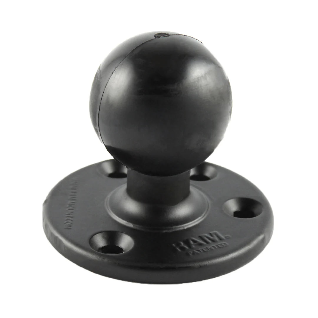 Ram Round Base With D Size Ball 1.5in X 2.5in