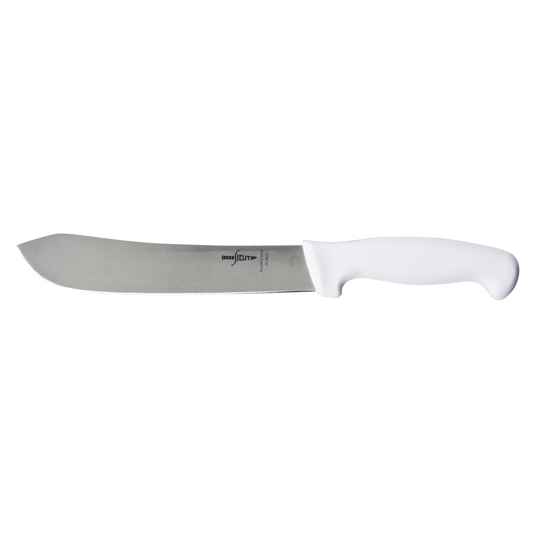 Sicut 8in Butcher Knife White