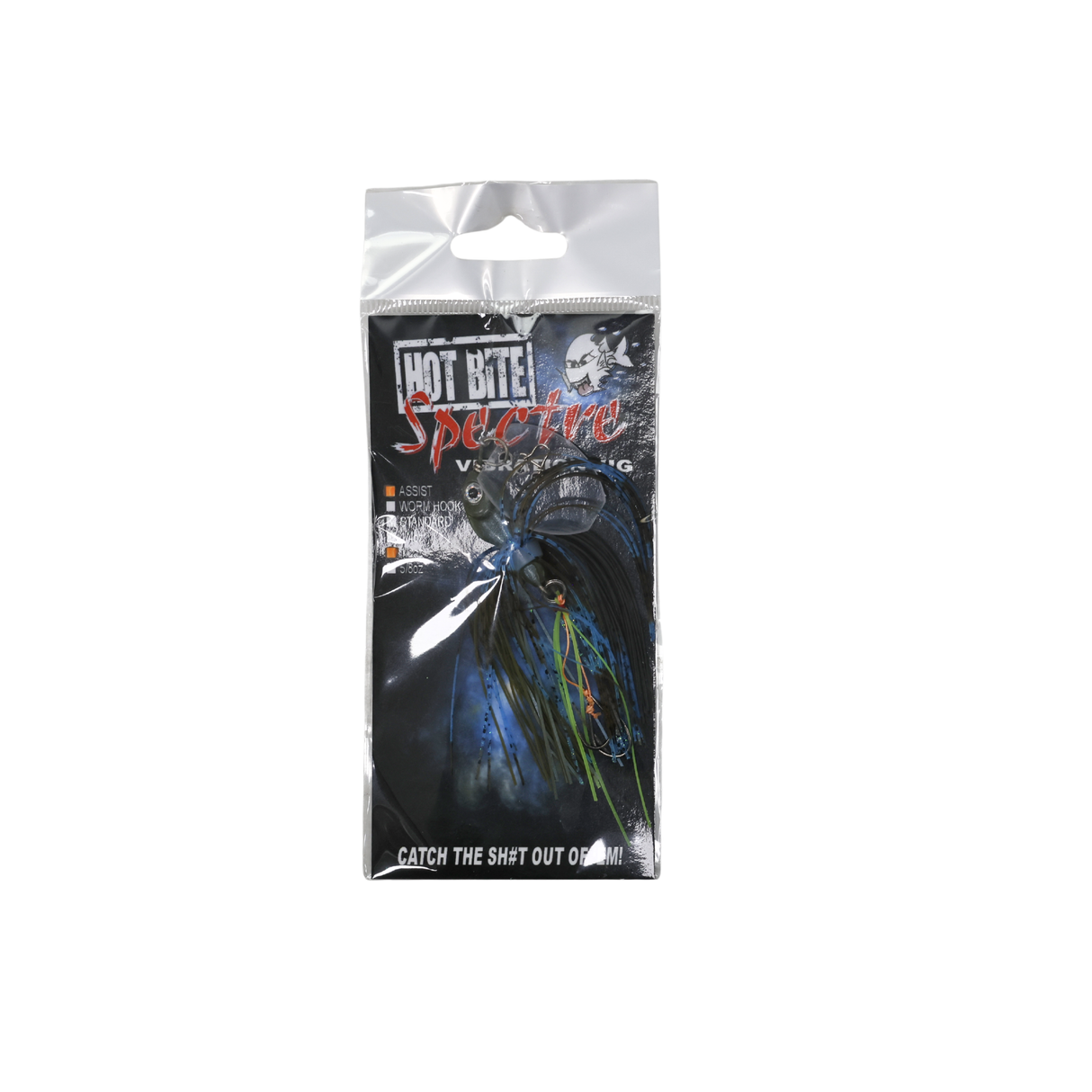 Hot Bite Spectre Jig 1/2oz Chatterbait Lure Blue Claw