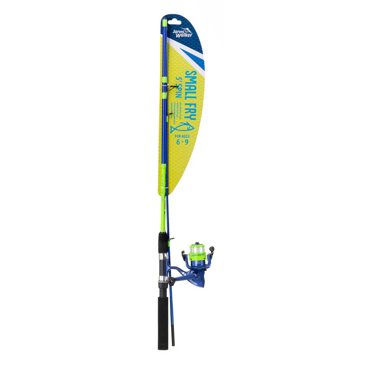 Jarvis Walker Small Fry Pre-Spooled Spinning Combo Blue/Green