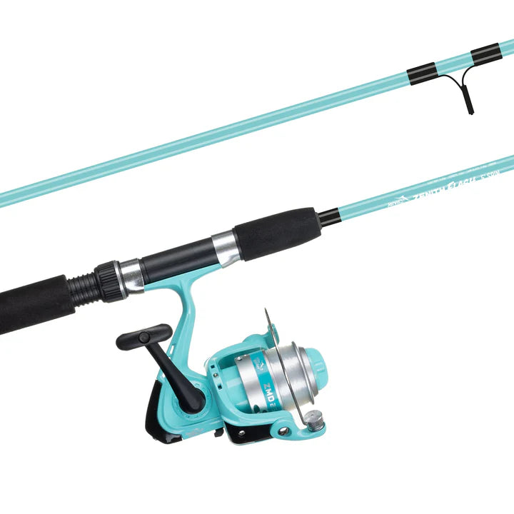 Jarvis Walker Zenith Flash Pre-Spooled Spinning Combo Aqua