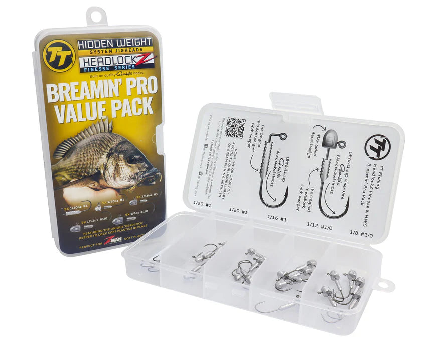TT Headlockz HD Value Pack Jig Heads Breamin Pro