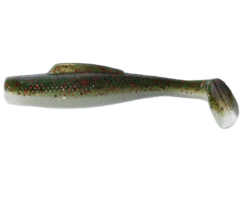 Zman MinnowZ 3in Soft Plastic Lure Redbone Glow