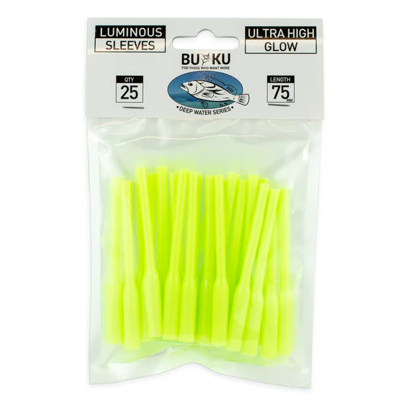 Buku Soft Lumo Attractor Sleeves 75mm 25pk