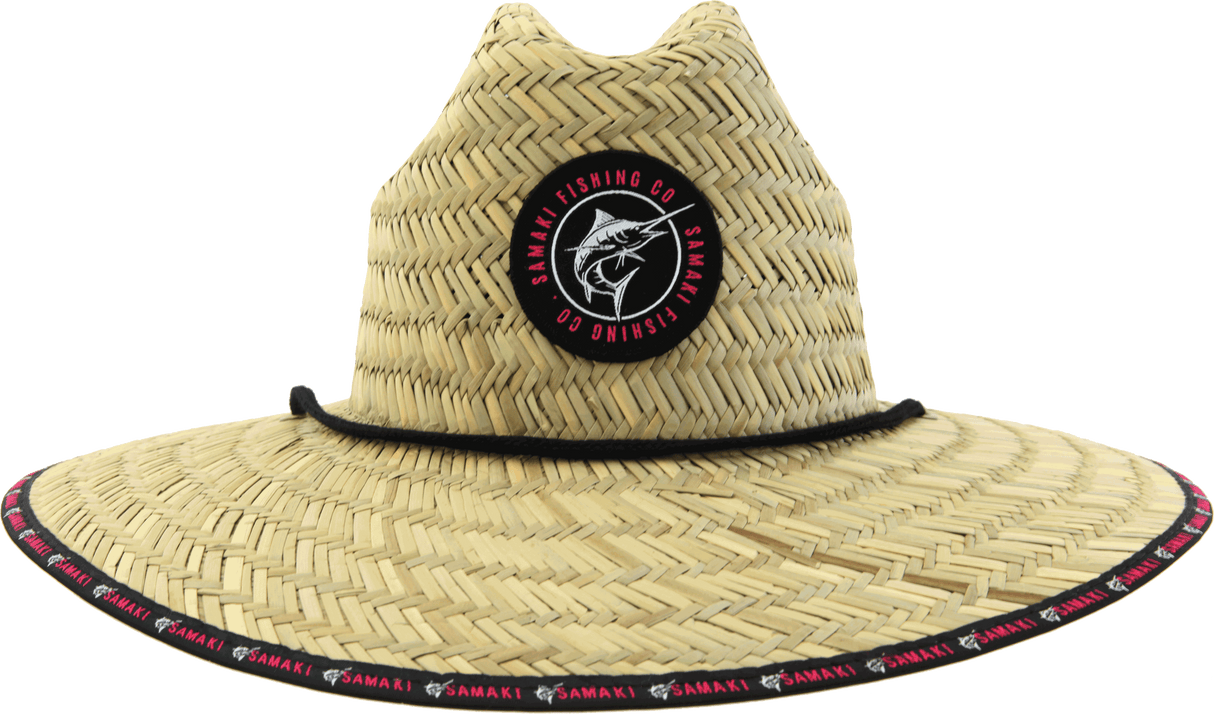 Samaki Marlin Ladies Straw Hat Pink