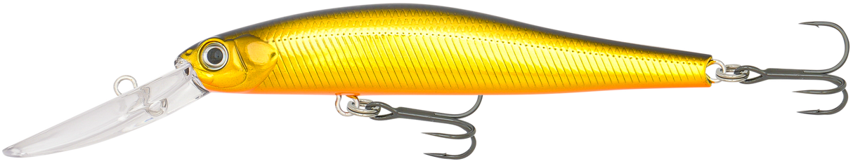 Fish Craft B-Jerky 90D 90mm Hard Body Lure Black and Gold