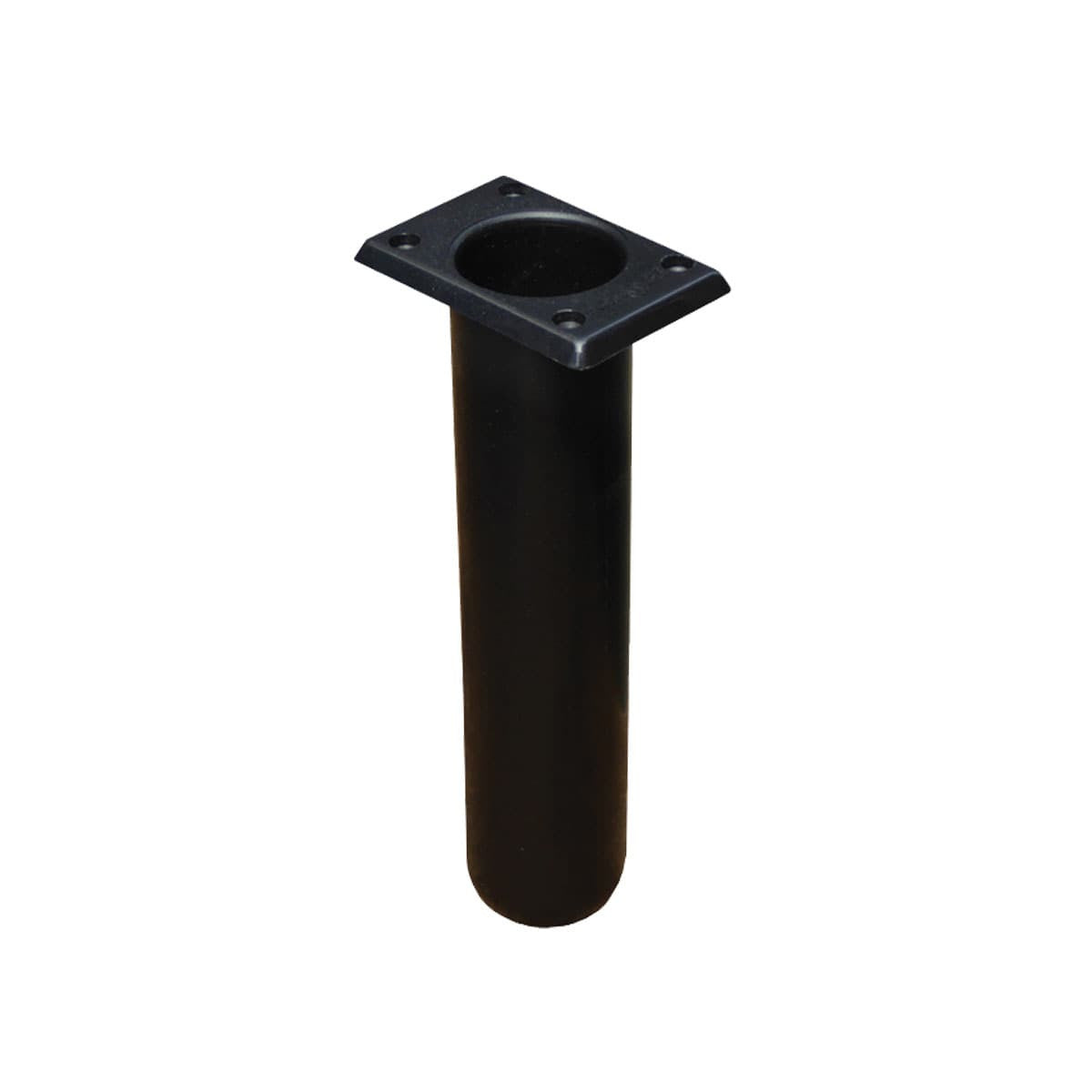 Oceansouth Rectangular Face 90 Degree Flush Mount Fishing Rod Holder Black