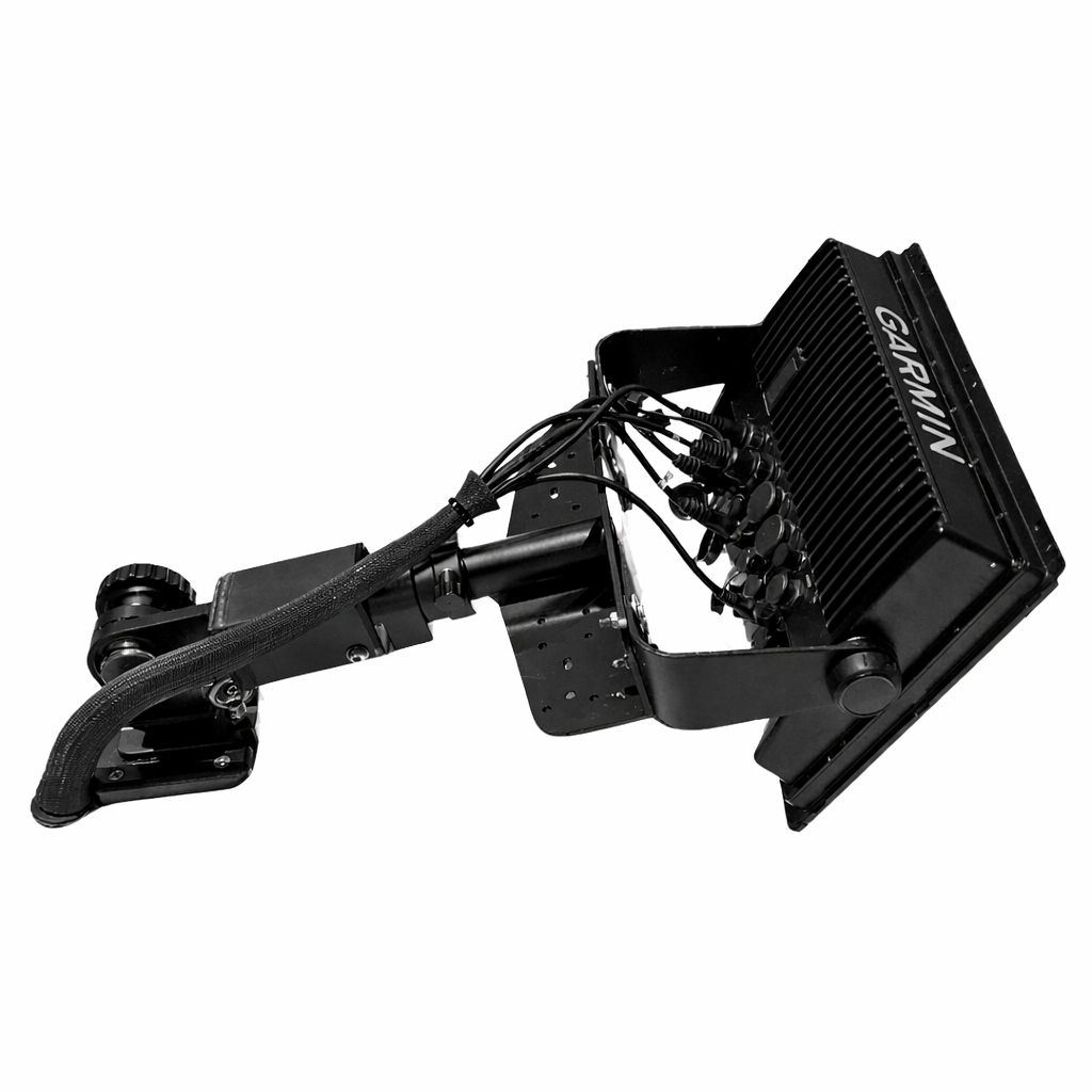 Transducer Poles Australia Fold Down Sounder Mount Large 570mm-750mm Black
