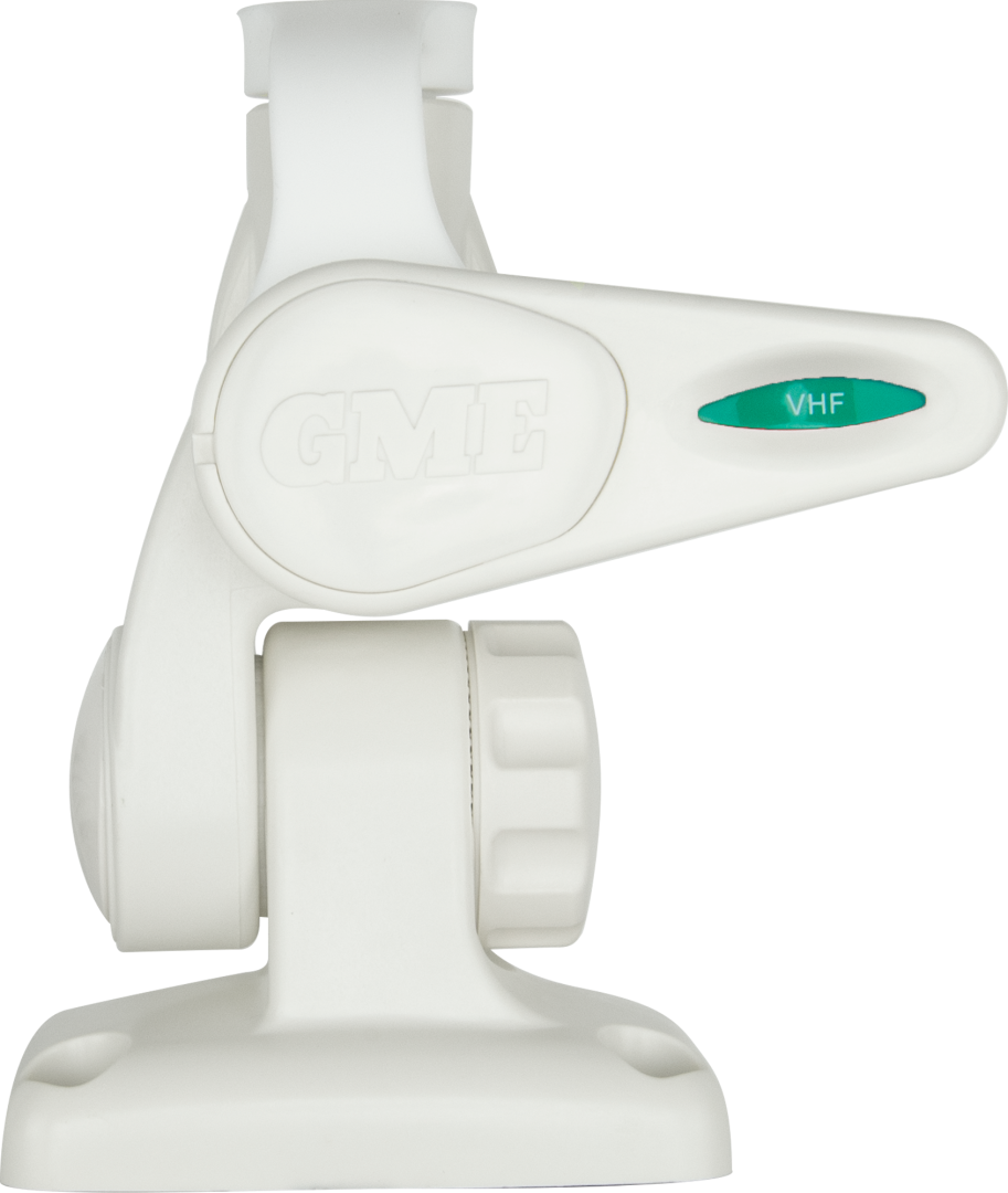 GME ABL012 Double Swivel Rectangular Antenna Base White