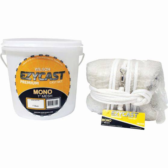 Wilson EzyCast Bottom Pocket Mono Mesh Cast Net