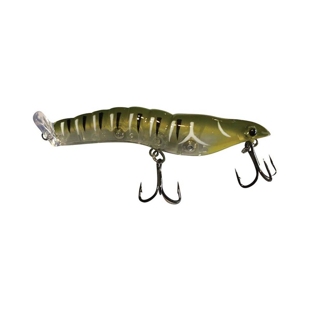 MMD Splash Prawn 95mm Floating Stickbait Lure Lime Tiger