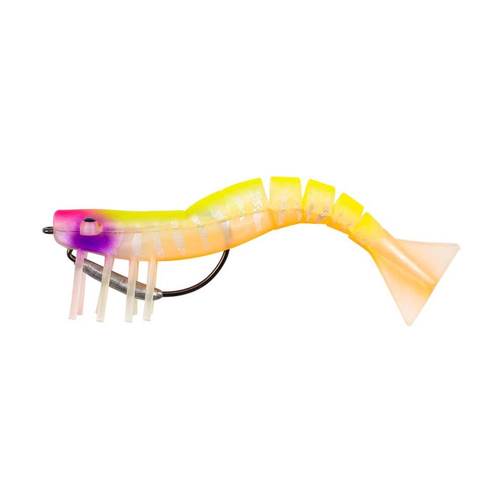 Samaki Live Shrimp 165mm Pre-Rigged Soft Plastic Lure Cleopatra Tiger UV