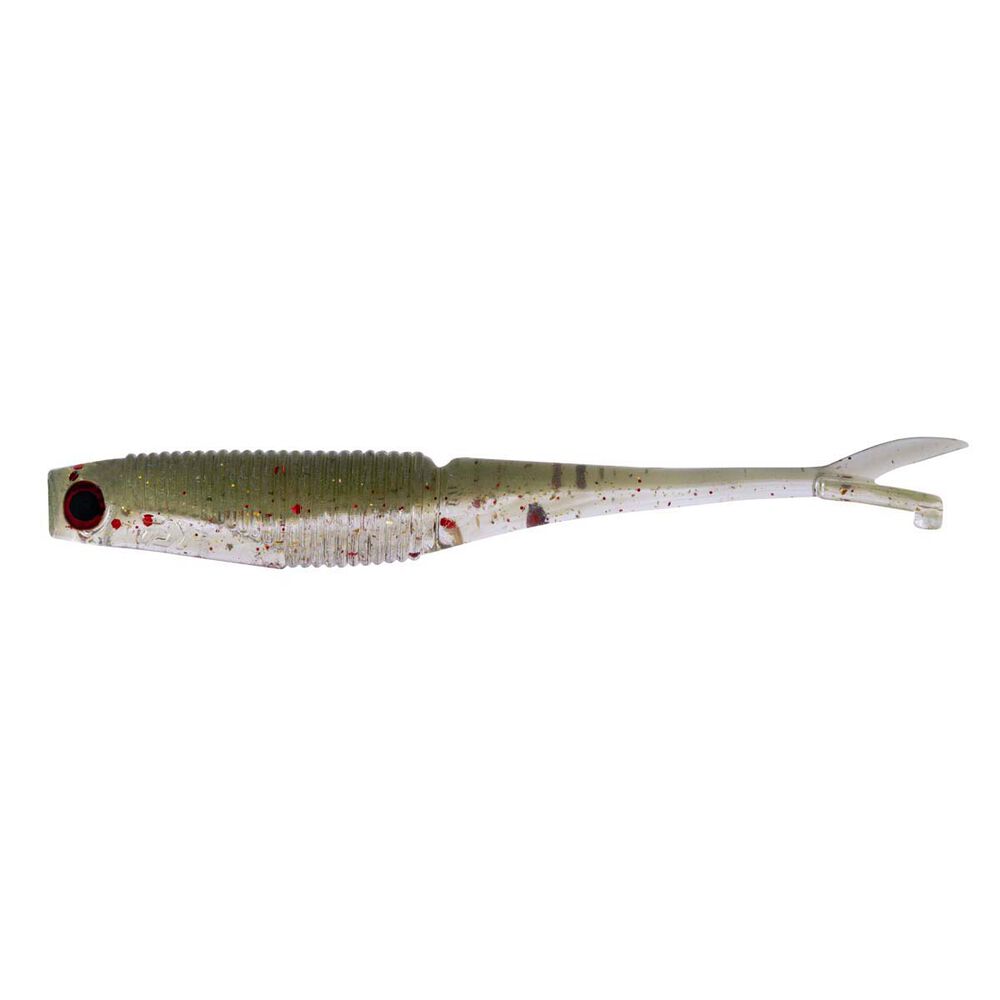 Daiwa Bait Junkie Flick 2.95in Soft Plastic Lure Red Herring