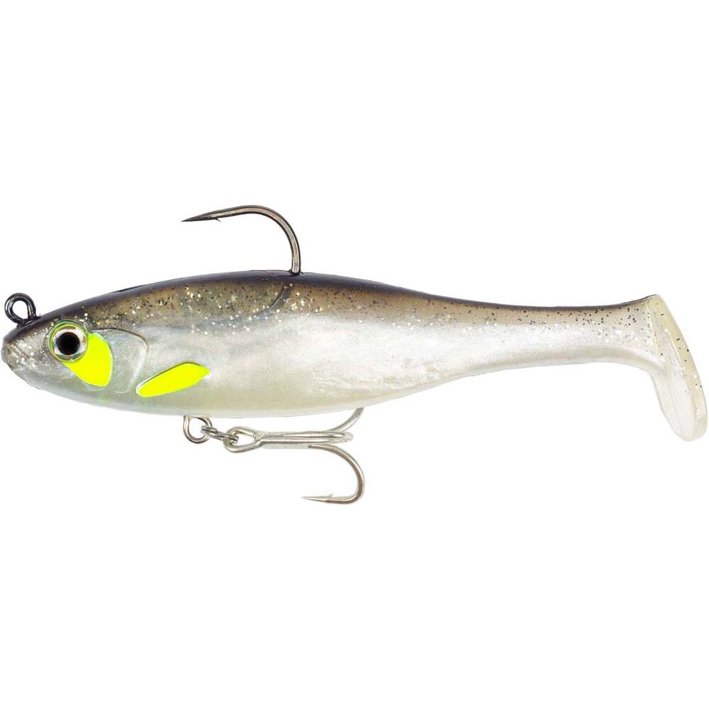 Fish Craft Dr Shad 100mm Soft Plastic Swimbait Lure Silver Shad