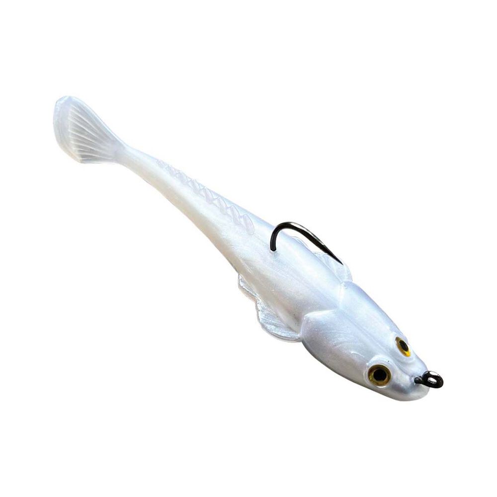 MMD Flatfish 110mm Soft Plastic Lure Ghost