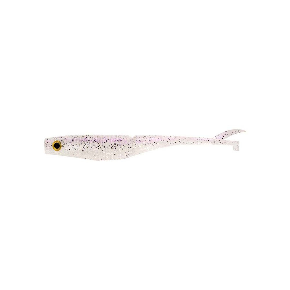 Daiwa Bait Junkie Flick 3.95in Soft Plastic Lure White Magic