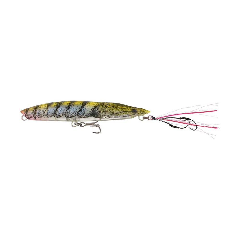 Samaki Redic Skipping Prawn 75mm Floating Stickbait Lure Yellow Fever
