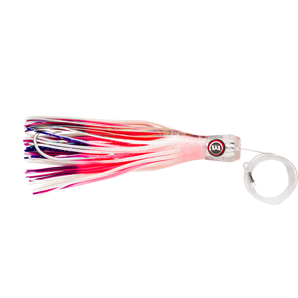 Williamson Big Game Catcher 8in Pre-Rigged Skirted Trolling Lure Candy Floss
