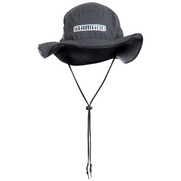 Shimano Point Plugger Wide Brim Hat Dark Grey