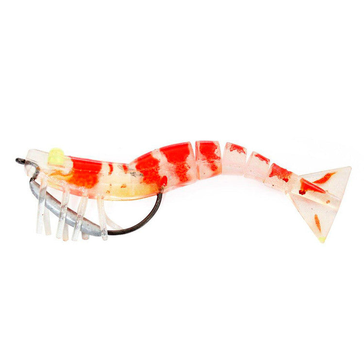 Zerek Live Shrimp 3.5in Pre-Rigged Soft Plastic Lure 04 - Coral Shrimp