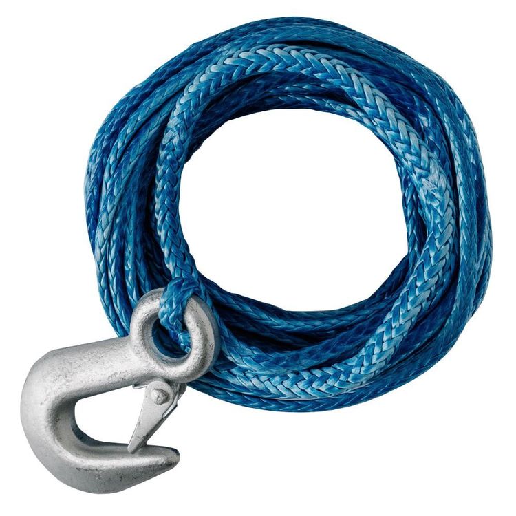 Atlantic Dyneema Anchor Winch Rope With Snap Hook 5mm x 6m