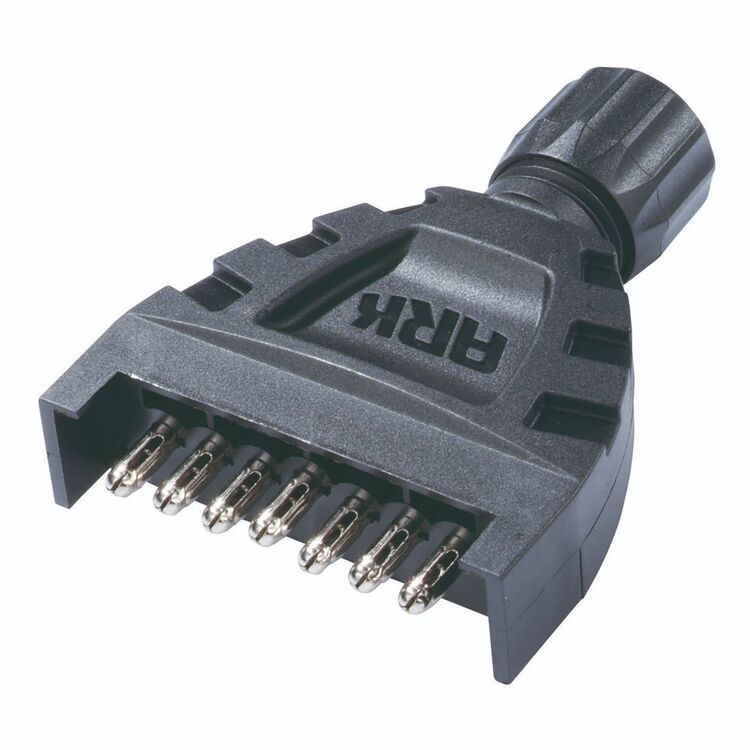 ARK 7 Pin Flat Plastic Trailer Plug