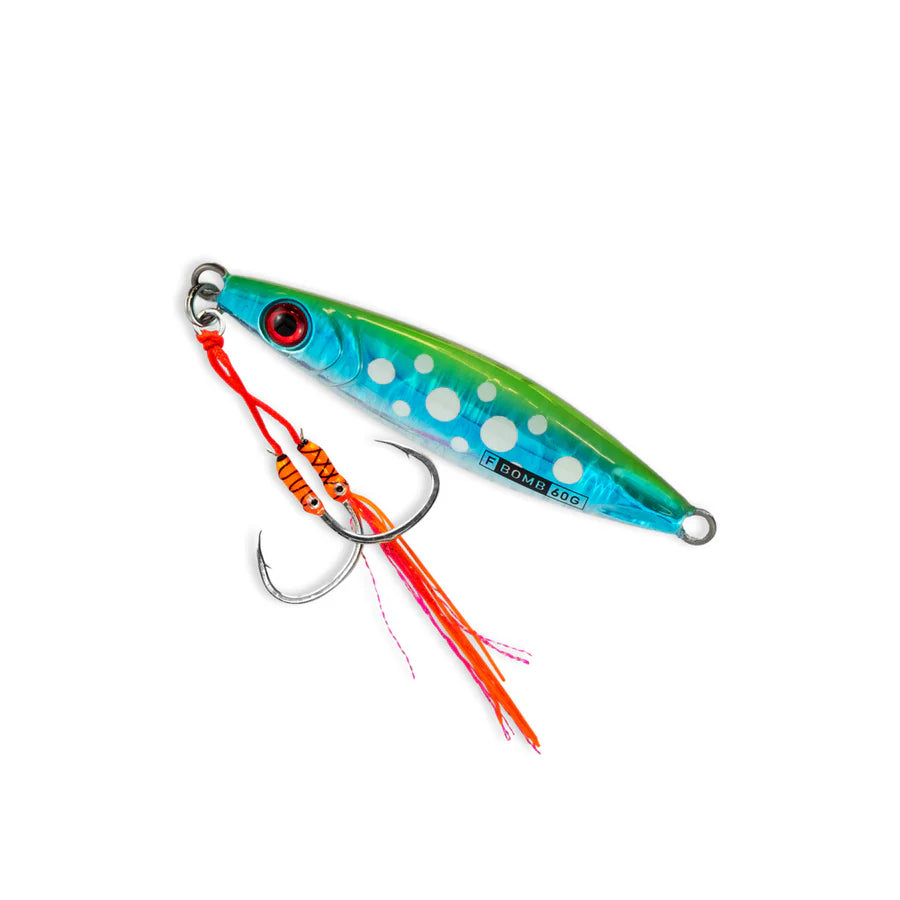 Buku Flutter Bomb 120g Metal Jig Lure Bluey