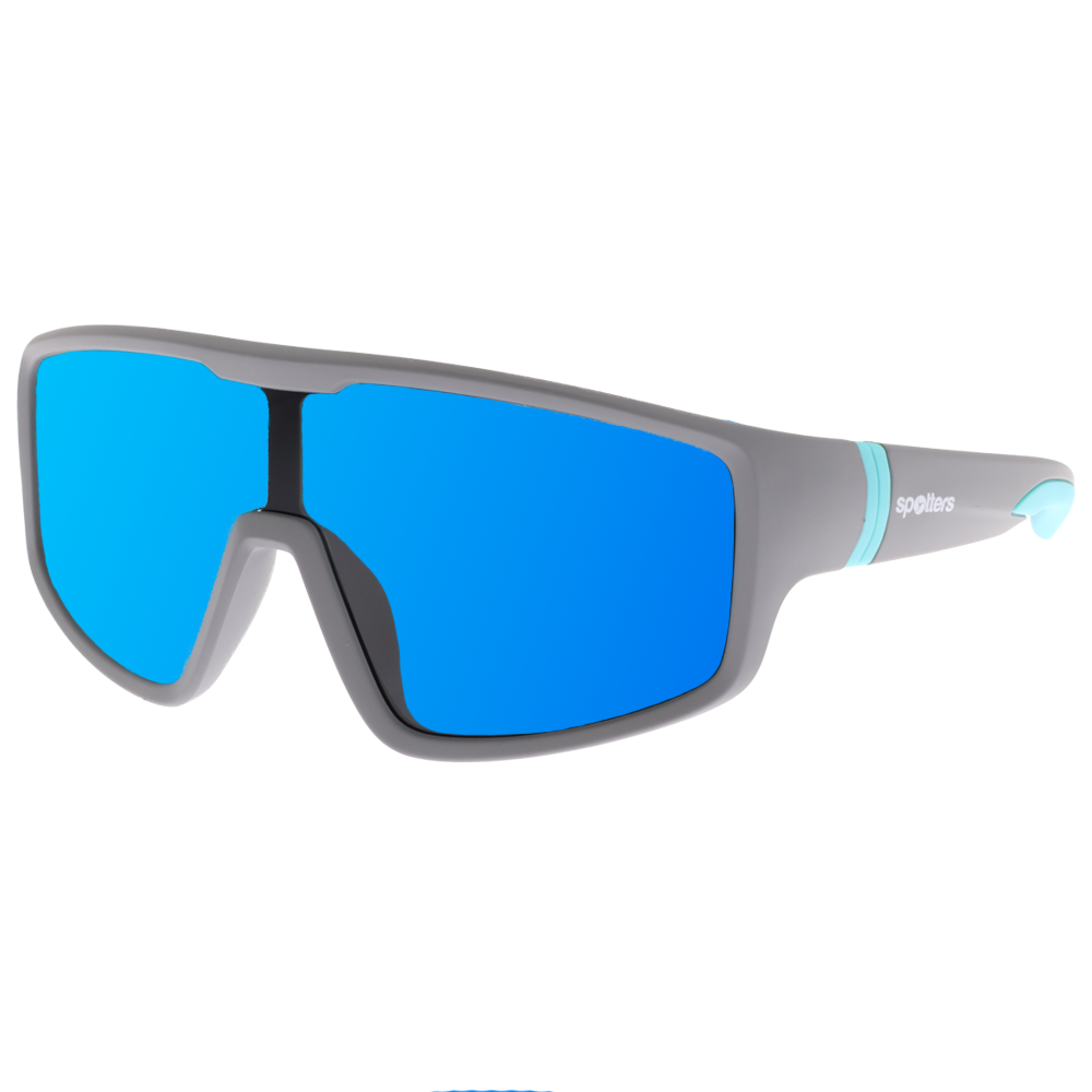 Spotters Premium Kids Croc Polarised Sunglasses Grey - Blue