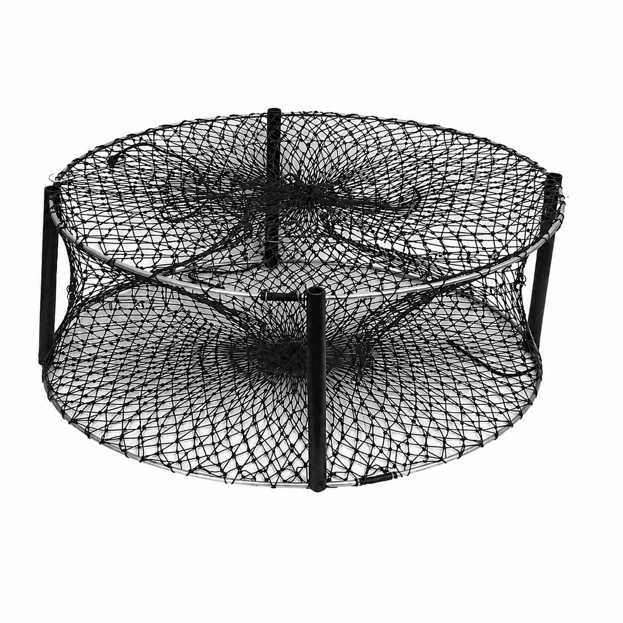 Jarvis Walker Fintek Heavy Duty Crab Pot 4 Entry 800mm Black