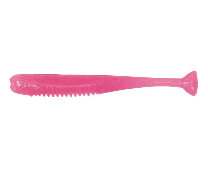 Zman Drop KickerZ 3.5in Soft Plastic Lure Pink Glow
