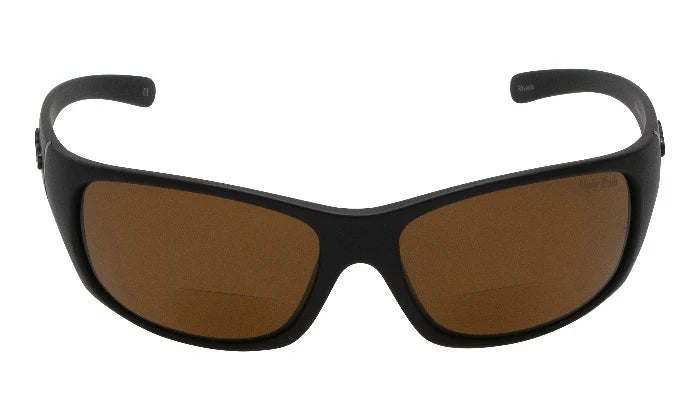 Ugly Fish Eclipse Bifocal Polarised Sunglasses Matt Black - Brown