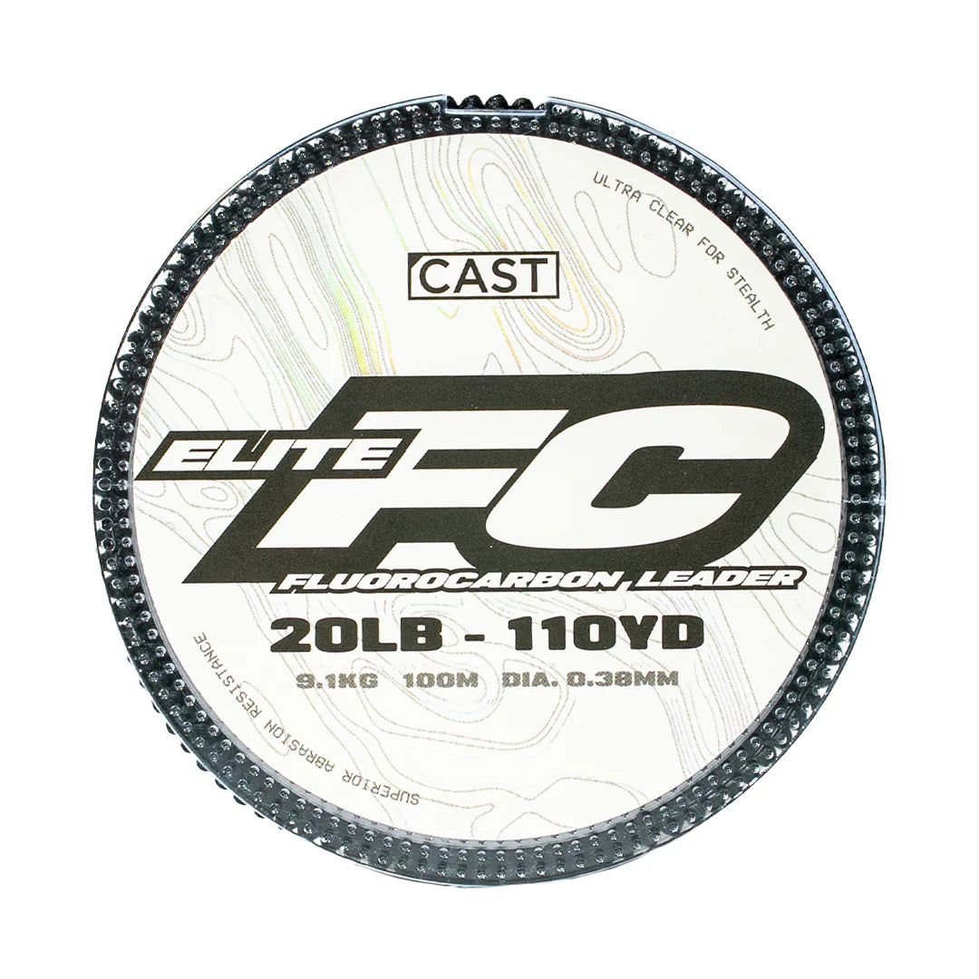 Cast Elite FC Fluorocarbon Fishing Leader