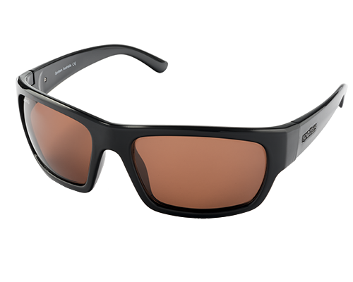 Spotters Freak Polarised Sunglasses Gloss Black - Halide