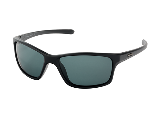 Spotters Grit Junior Polarised Sunglasses Matt Black - Carbon