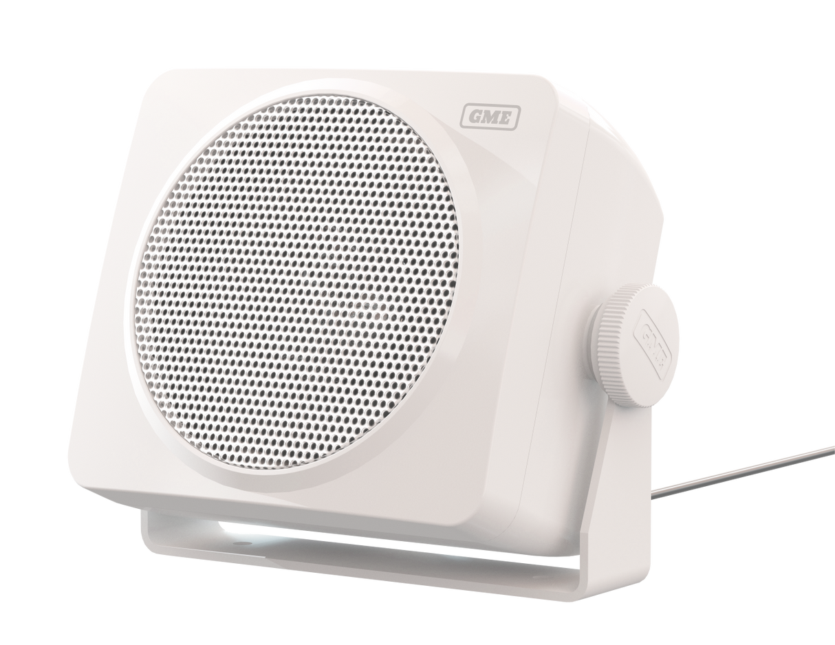 GME GS320W Marine Box Speakers 60 Watt IP54 White