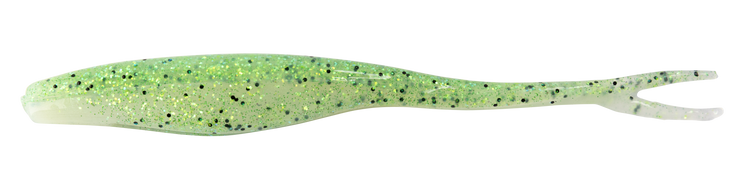 Berkley Gulp Jerk Shad 7in Soft Plastic Lure Green Haze Fleck