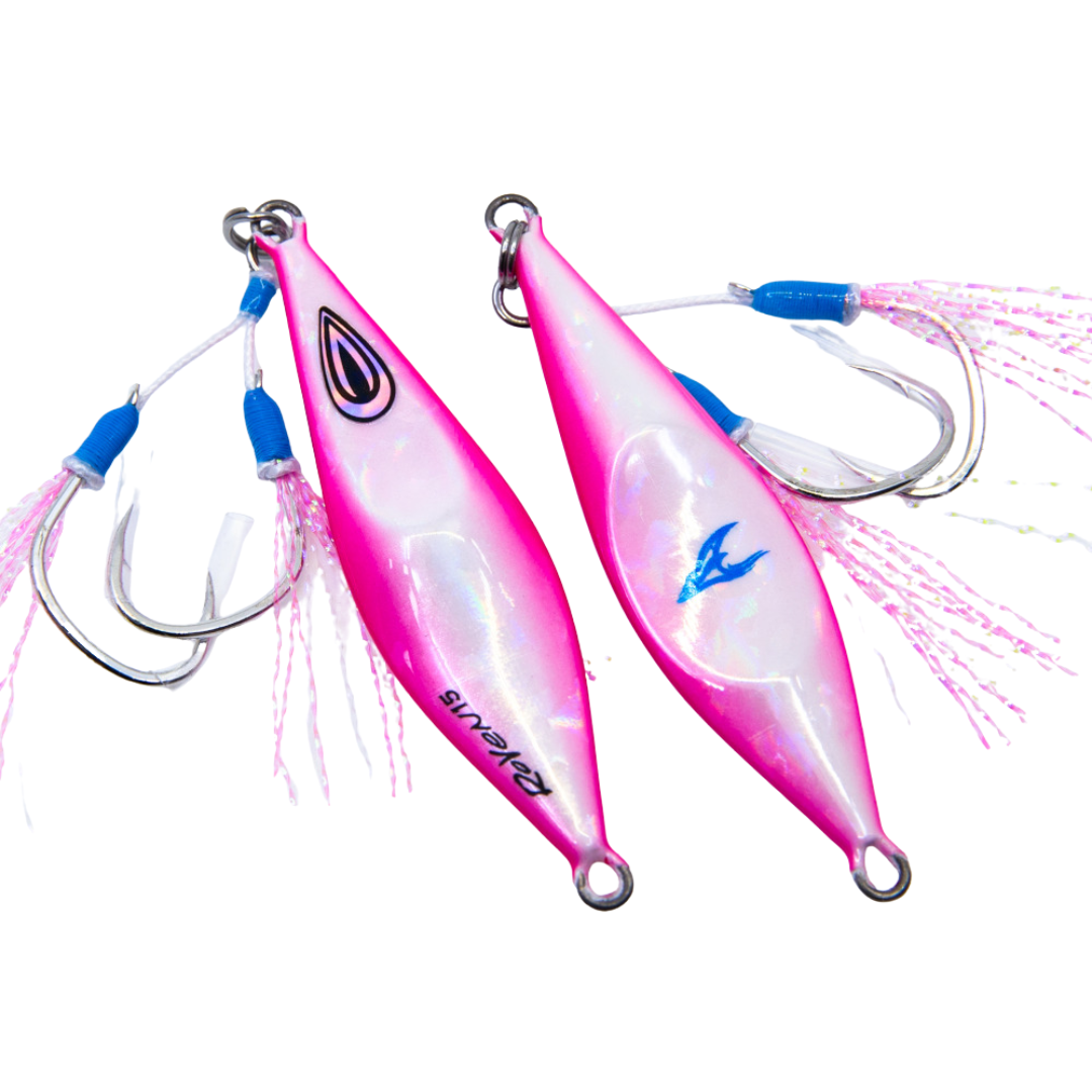 Oceans Legacy Roven 15g Metal Jig Lure Hot Pink Glow