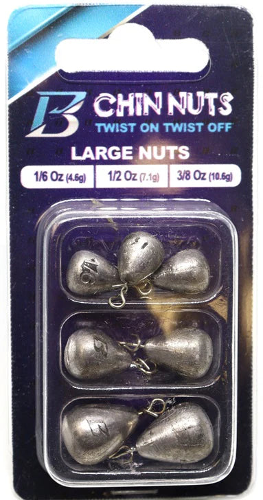 Barambah Chin Nuts Lure Weights Multi Pack