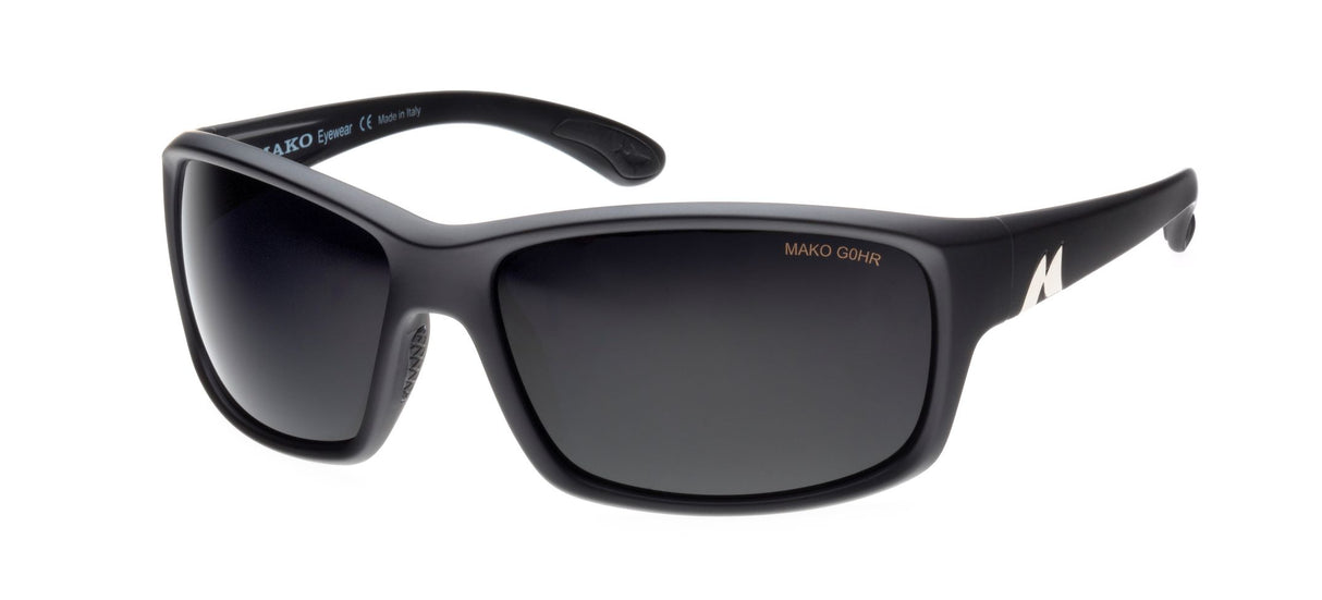 Mako Edge 9604 Polarised Sunglasses M01G0HR Matte Black - Grey