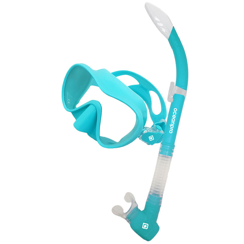 Ocean Pro Oberon Mask & Snorkel Set Teal