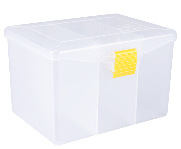 Plano ProLatch Spinnerbait Organiser Tackle Box Clear/Yellow