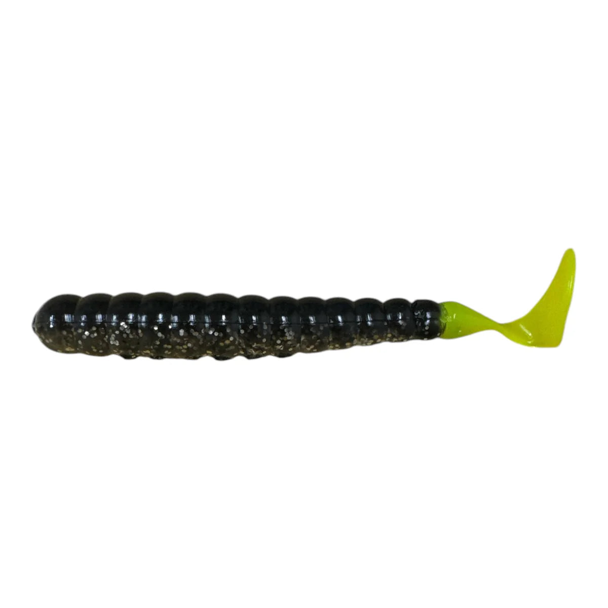 Charlie Brewers Slider Grub 3in Soft Plastic Lure Stardust Chart Tail