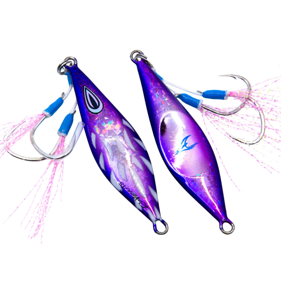 Oceans Legacy Roven 15g Metal Jig Lure Purple Silver