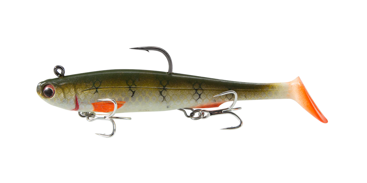 Irukandji Sicario DTF 150mm Soft Plastic Swimbait Lure Hot Wings