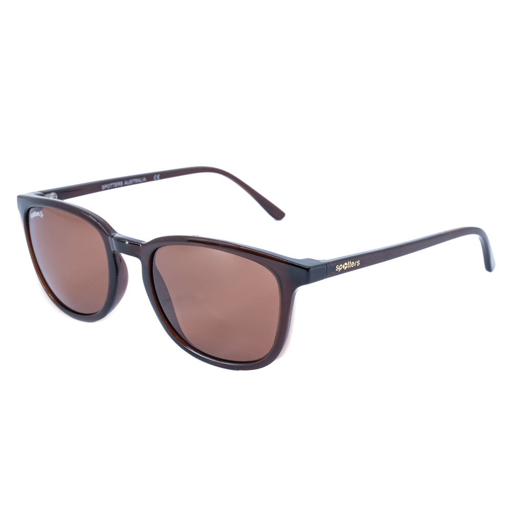 Spotters Sage Polarised Sunglasses Gloss Brown - Halide