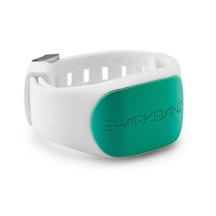 Sharkbanz 2 Active Shark Deterrent Ankle / Wristband Wearable White Seafoam