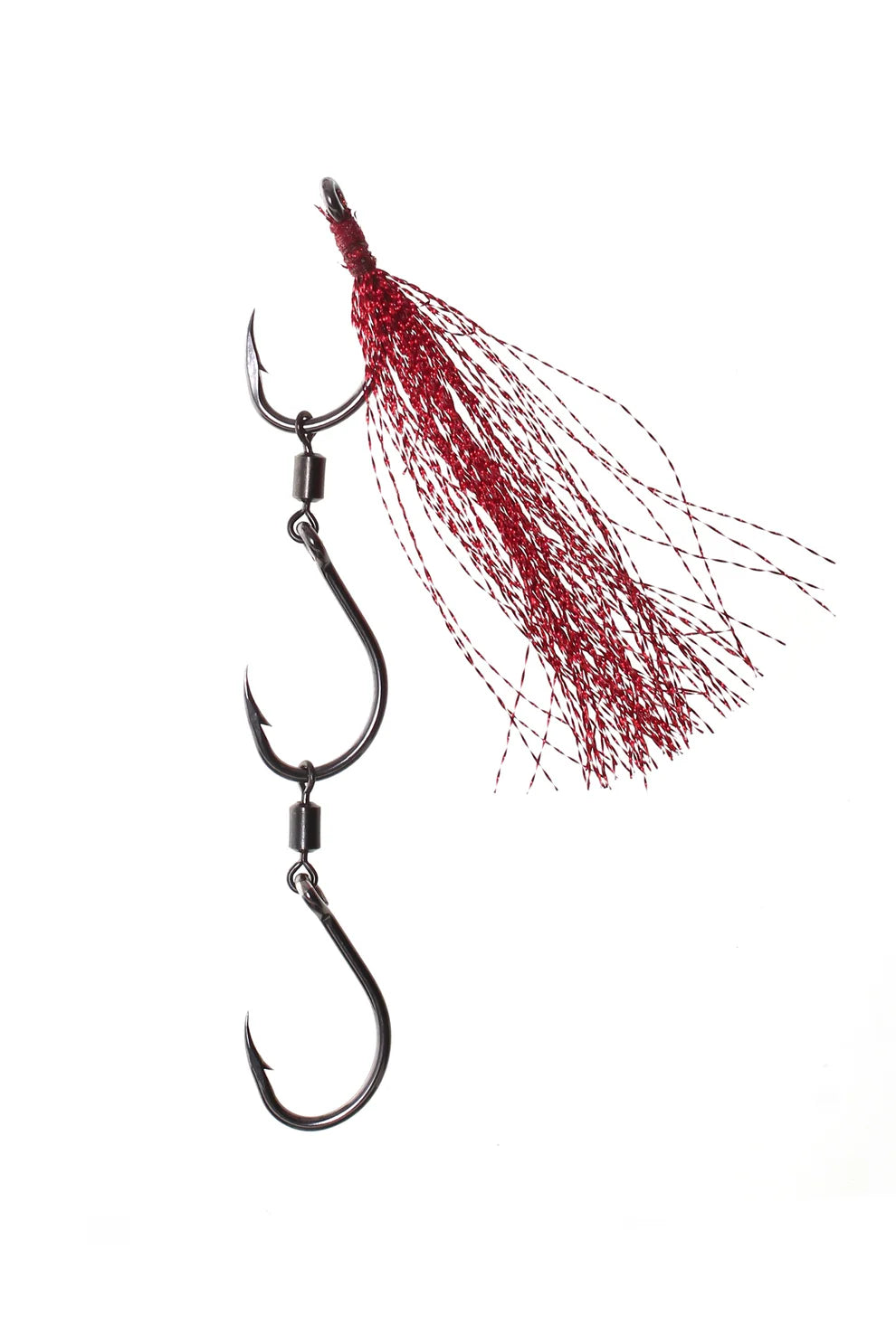Elkat Striker 7 Pre-Made Ganged Hooks 3pk Red