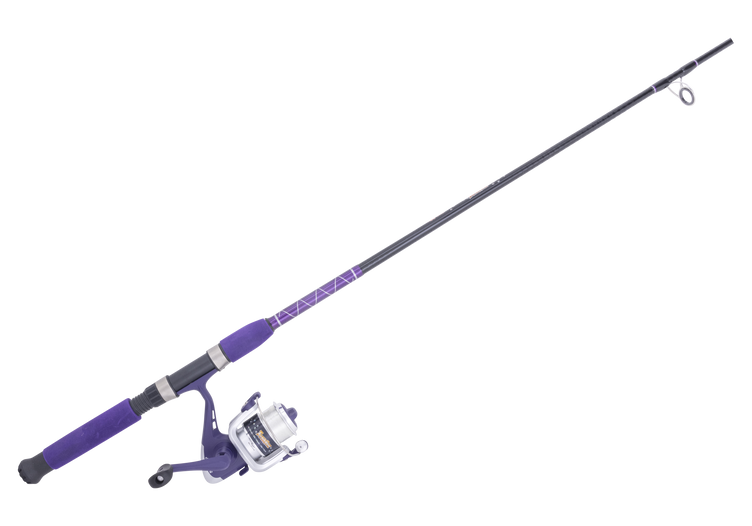 Ugly Stik TackleRatz Pre-Spooled Spinning Combo Purple