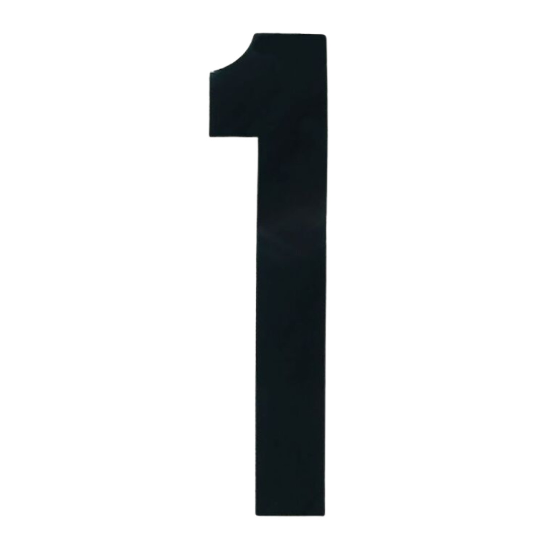 BLA Stick On Boat Rego Numbers Pair 8in Black